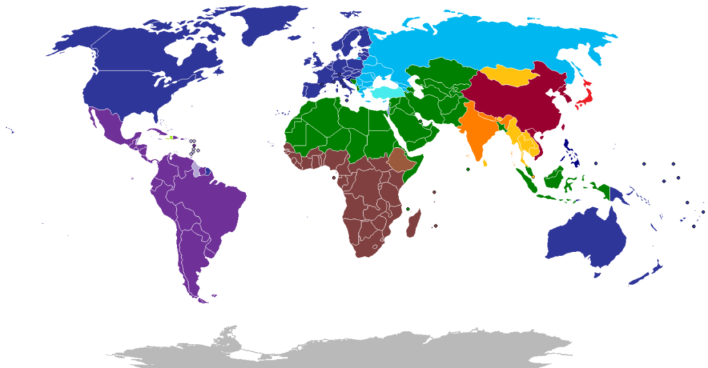 Choque De Civilizacoes O Mapa Das Principais Civilizacoes Segundo Huntington